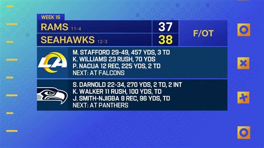 'GMFB' reacts to Rams-Seahawks Week 16 'TNF' matchup