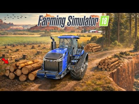 Fs 18 Forestry With Multiplayer Gameplay | Farming Simulator 18 How To Cut Trees ? #fs18