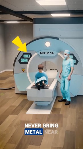 Avoid Bringing Metal Objects Near an MRI Machine Never take metal objects near an MRI machine! ⚠️ These powerful medical scanners create magnetic fields thousands of times stronger than normal magnets. Even a small item like a key or phone can turn into a dangerous projectile. Stay safe, follow MRI rules! Credits: Philips Healthcare , DailyRedditClips /YT #HealthTips #MRI #SafetyFirst #MRI #mrimachine | OnyN News