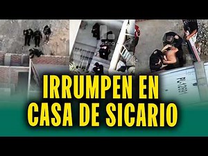 Policía lo espió con dron tras asesinar a dirigente: Entraron a casa de sicario para capturarlo
