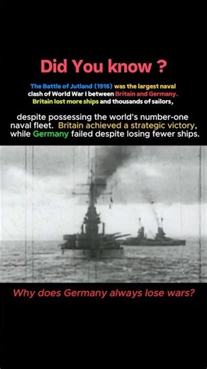 The Battle of Jutland (1916): Britain’s Strategic Victory Despite Heavy Losses #history
