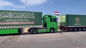 7.8K views · 133 reactions | In the last 10 days, over 200 trucks have passed through the Rafah border crossing from Egypt into Gaza with life-saving supplies, but aid agencies say much more is needed. NBC News’ Meagan Fitzgerald has more on the humanitarian crisis and the Americans stuck inside Gaza. | NBC Nightly News with Tom Llamas | Facebook