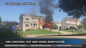 Chief: Newer homes burn faster, firefighters forced to use 'defensive attack'