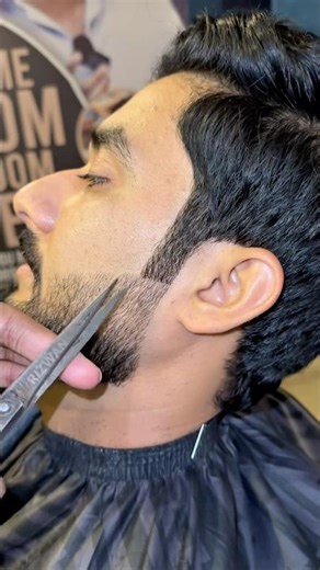 Perfect Clean Beard Line-Up Tutorial #viral #shots #video