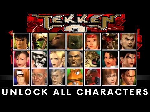 How to Unlock All-New Characters in Tekken 3 PC Version | PSV File | Tekken 3