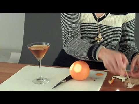 Cocktail techniques: Flaming an orange twist