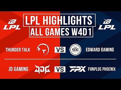 LPL Highlights ALL GAMES Week 4 Day 1 | LPL Summer Split 2024