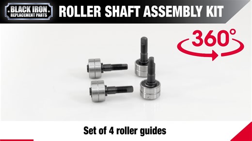 Set of 4 Guides Roller Shaft Assembly Kit 360° Video
