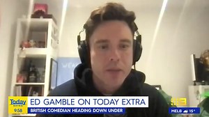 5.7K views · 15 reactions | Ed Gamble is one of the UK's sharpest stand-up comedians and a Taskmaster champion, and now he's landed in Australia for his tour 'Hot Diggity Dog.' DC caught up with Ed ahead of the tour to find out all about it. #9Today | WATCH LIVE 5.30am | TODAY | Facebook