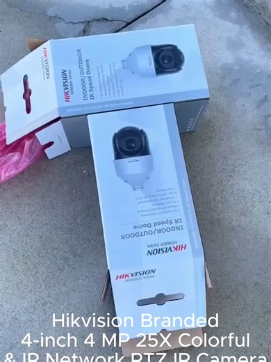 🚨 New Technology CCTV Camera Available! 📷✨ Introducing the Hikvision Branded 4-inch 4MP 25X Colorful & IR Network PTZ IP Camera 🔍🎥 Designed for powerful surveillance with advanced zoom and clear day & night vision. ✅ Key Features: 🔹 4MP High Resolution 🔹 25X Optical Zoom 🔎 🔹 Colorful IR Night Vision 🌙✨ 🔹 PTZ Function for Wide Area Coverage 🔄 🔹 Ideal for modern security systems 🏢🏠 If you are looking for new technology cameras or want to upgrade your security system, please contact u