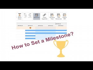 How to Set a Milestone with Edraw Project