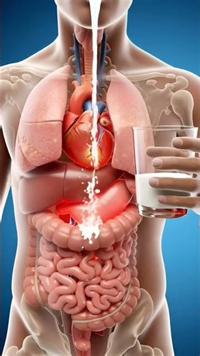 “What Milk Actually Does Inside Your Body” #guthealth #milk #shorts