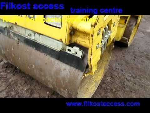 Roller compactor operator training