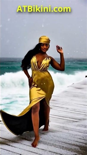 Bikini In The Blizzard - ATBikini w/Music from Yung Trip #shorts