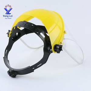 [Hot Item] Clear Plastic Face Shield with Safety Helmet