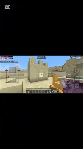 the Desert village attack minecraft #viral #minecraft #minecraftsurvivalseries100days #gaming