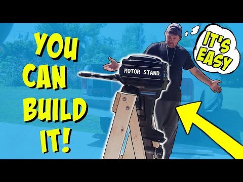 EASY - How to Build The Perfect Outboard Motor Stand From SCRATCH!