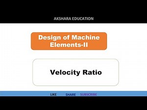 Velocity Ratio of Gears II Gear Ratio II Understanding Gear Velocity Ratios II Design of Machine-II