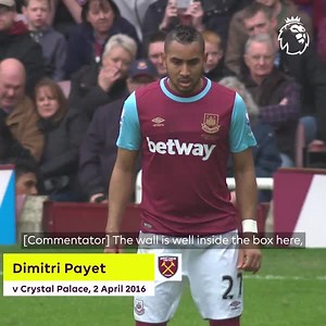 A gravity-defying free-kick from Dimitri Payet that lit up Upton Park 🌀 | Premier League