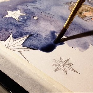 157K views · 6.4K reactions | Snippet video process of Clear ✨ Cardcaptor Sakura . Full video on youtube.com/cherriuki ♡ Music by @ninjoi_ - Acceptance via @hellothematic #watercolor #illustration #process #cardcaptorsakura #水彩 #透明水彩 | Cherriuki | Facebook