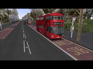 OMSI 2 ROUTE VISUAL | London Bus Route 3: Oxford Circus to Crystal Palace | New Routemaster