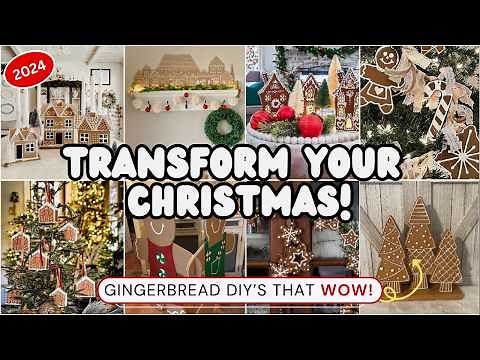 Top 100 Gingerbread Christmas Decoration Ideas 2025 | DIY Houses, Ornaments & Outdoor Decor!