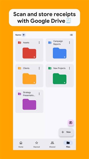 Google Workspace | Easily scan documents using Google Drive on your phone to keep receipts organized and make expense reporting simpler🗂️ | Instagram