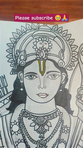 Jai Shree Ram 🚩#shorts #art #trenfingshortvideo #sketch