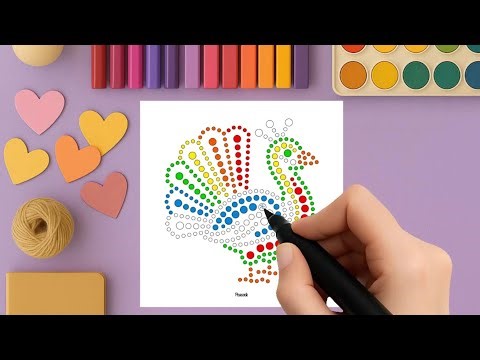 Colors of Nature 🦚 Majestic Peacock Coloring Escape ✨