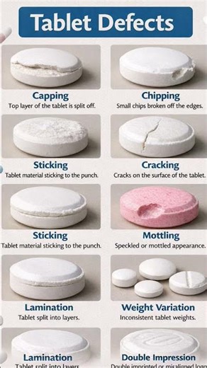 defects of tablet _Tablet defects and their description||viral videos #trendingshorts