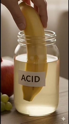 Dropping Fruits in Acid 🍎🍋 | Shocking Chemical Reactions in Seconds 😱 #experiments #science
