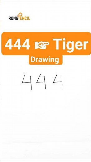 How to draw tiger 🐯 #easydrawing #art #drawing