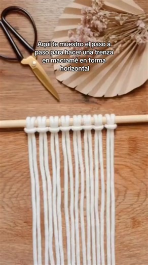 35K views · 998 reactions | Trenza Macramé en Forma Horizontal  #tutorial #hechoamano #manualidades #diymacrame #artesanal #macrame | Curso Macrame | Facebook
