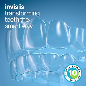 Invisalign clear aligners with SmartTrack​ material ensures gentle yet effective teeth movement. ​ ​ Transform your smile more comfortably with Invisalign today! | Invisalign Malaysia | Facebook