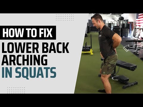 How To Fix Lower Back Arching During Squats || NASM Overhead Squat Assessment Tips