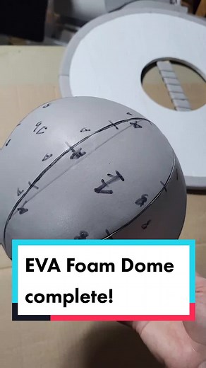 Desafío y creación de cúpula con espuma EVA