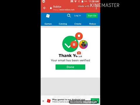 Roblox Verify Parent's Email And adding pin