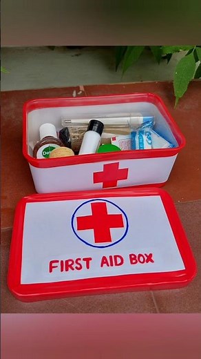 DIY First Aid Box | Safety | First aid kit #firstaidkit first aid #safety #diy #doctors