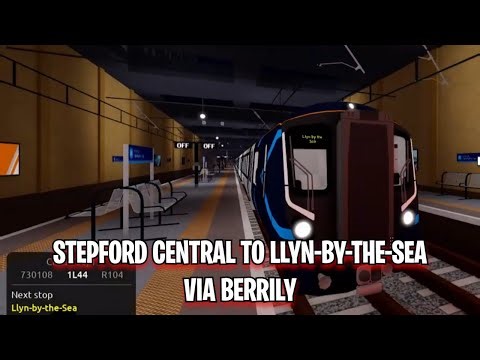Roblox SCR: Driving from Stepford Central to Llyn-by-the-Sea via Berrily (R104) (Class 730/1)