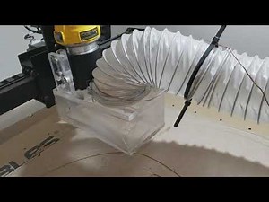 Grounding an X-Carve with a dust boot.