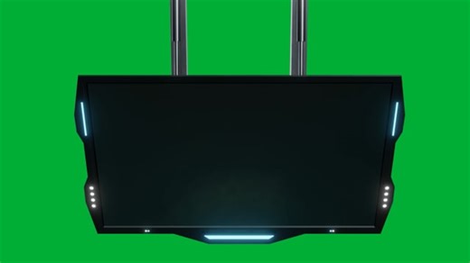 Screen, Tv, Green Screen. Free Stock Video