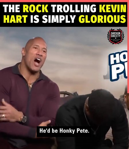 When Kevin Hart and The Rock get together on screen, magic happens. But you know what’s even better than seeing them on the big screen together? Seeing them on TV talk shows where The Rock hilariously trolls Kevin Hart. | Sarcasm Society
