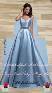396K views · 4.9K reactions | Women's stylish And Elegant Long Dress Easy Cutting ✂ #viralreelsシ #viralreelschallenge #diy #fashion #sewing #fblifestyle | KS Fashion Hub | Facebook