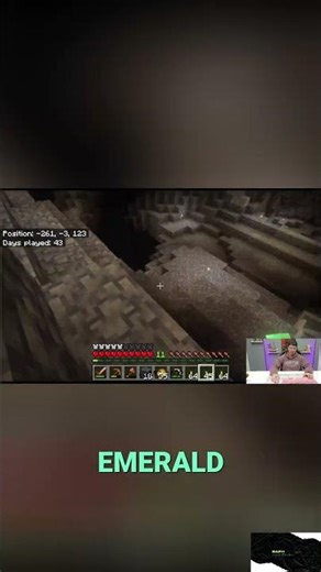 Minecraft Cave EXPLORATION: Finding DIAMONDS & GOLD! #shorts