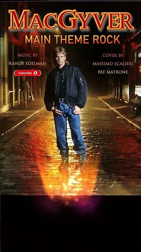 MacGyver Main Theme - Rock Version (Cover By Massimo Scalieri & Pat Matrone) #shorts