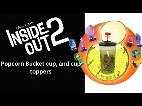 New Inside Out 2 Popcorn Bucket, Cup, And Cup toppers Revealed