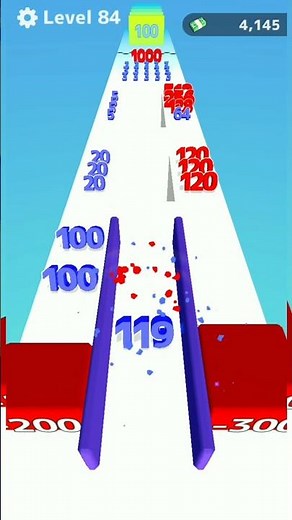 Absolute gameplay - Number Merge And Run 3D lv5