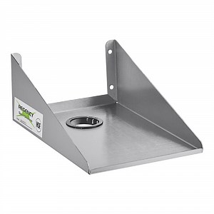 Regency 7" x 10" 16 Gauge Stainless Steel Wall Mounted Label Printer Shelf