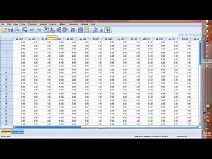 SPSS TO TEST VALIDITY RELIABILITY AND DESCRIPTIVE STATISTICS