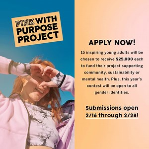 39K views · 31 reactions | All the young adults in your life committed to making a difference. Let them know applications are open now! | Victoria's Secret PINK | Facebook